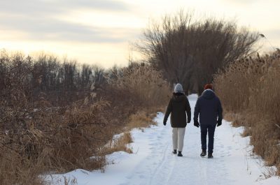 Promenade hivernale au refuge faunique Marguerite-D'Youville©Héritage Saint-Bernard